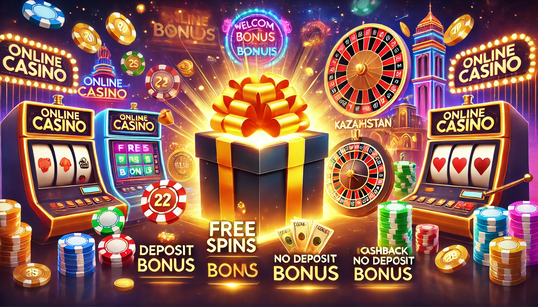 Популярные бонусы в онлайн-казино Казахстана и как их получить